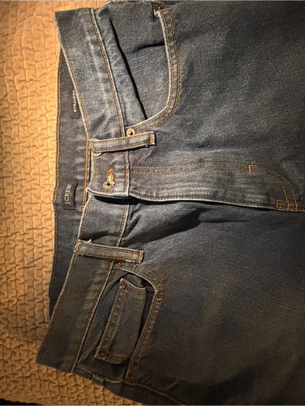 J. Crew Classic Dark Blue Straight Jeans